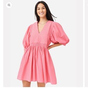 Hunter Bell Dixon dress size medium pink short dress pockets